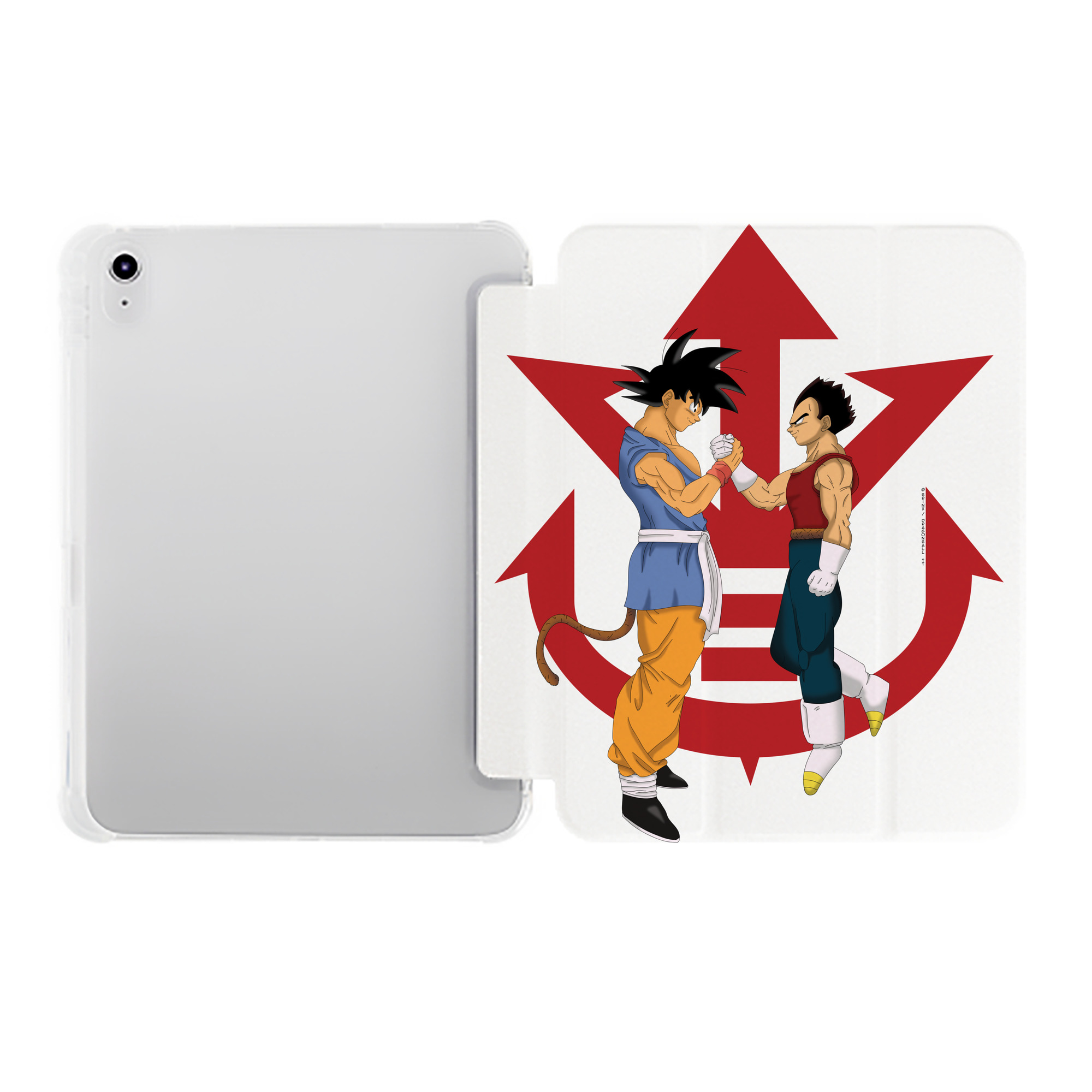 （画像用） ドラゴンボール 孫悟空（そん ごくう）Son Goku カカロット DRAGON BALL Kakarotto IPad ケース ペン収納付き 三つ折りスタンド PUレザー×シリコン 対応機種9.5/10.5/10.9インチ